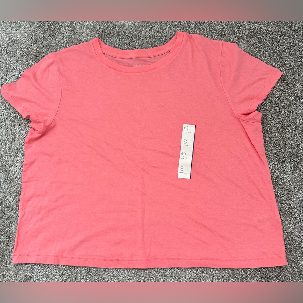 Universal Thread Cropped T-Shirt Set 100% cotton V-neck Size XL pack of 3 - Picture 8 of 11